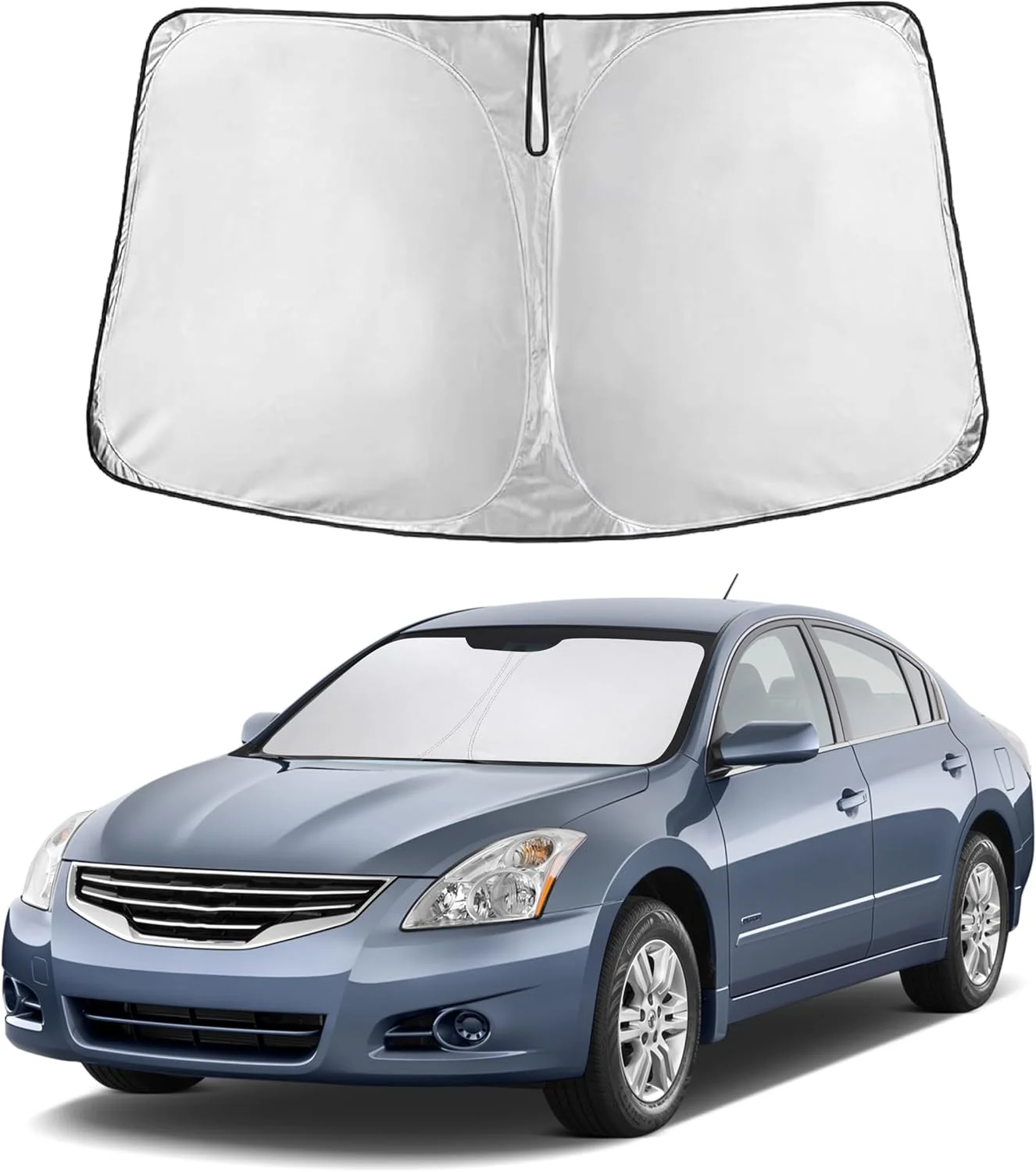 Parasol para parabrisas EcoNour compatible con Nissan Altima 2007-2012