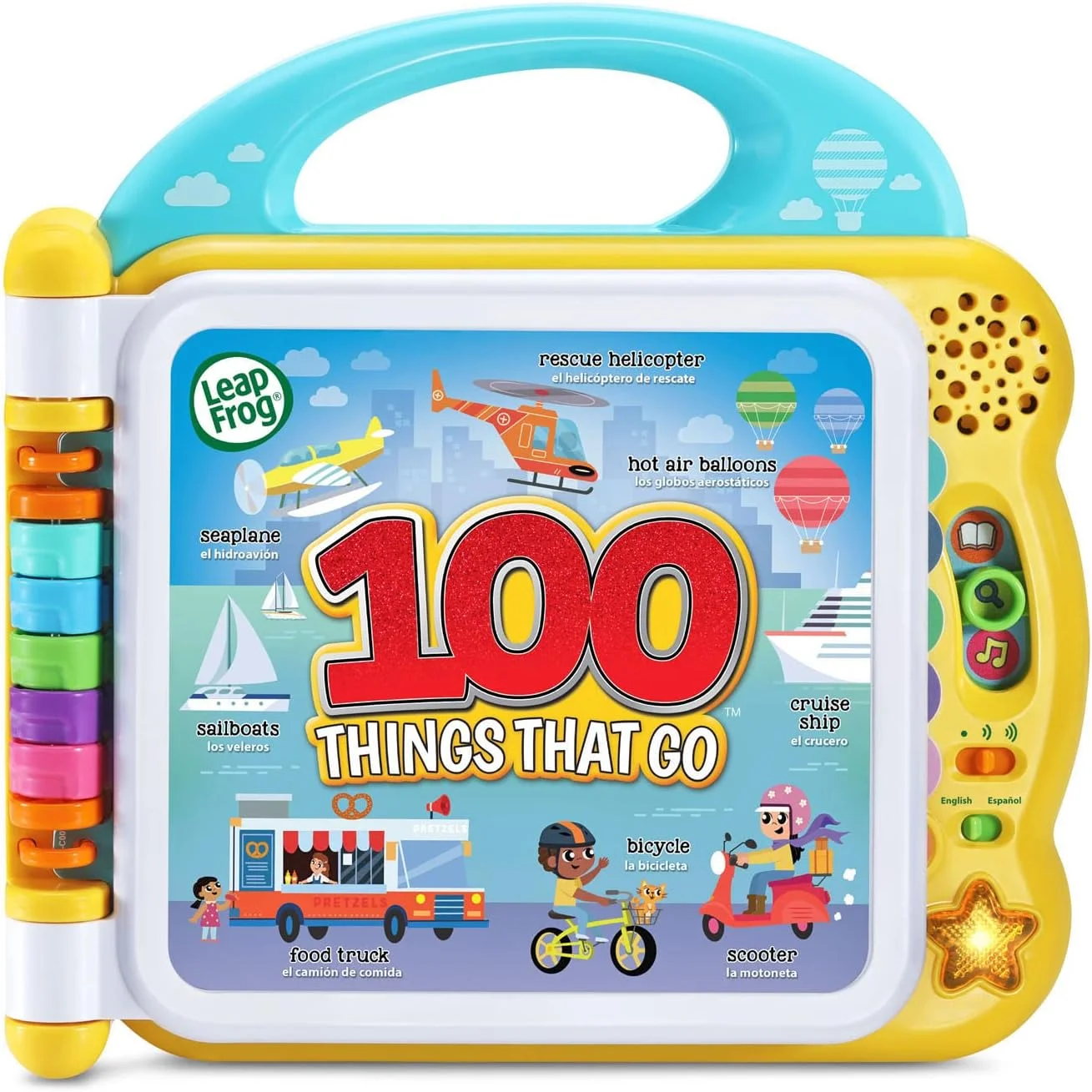 Libro interactivo LeapFrog 100 Things that Go bilingüe