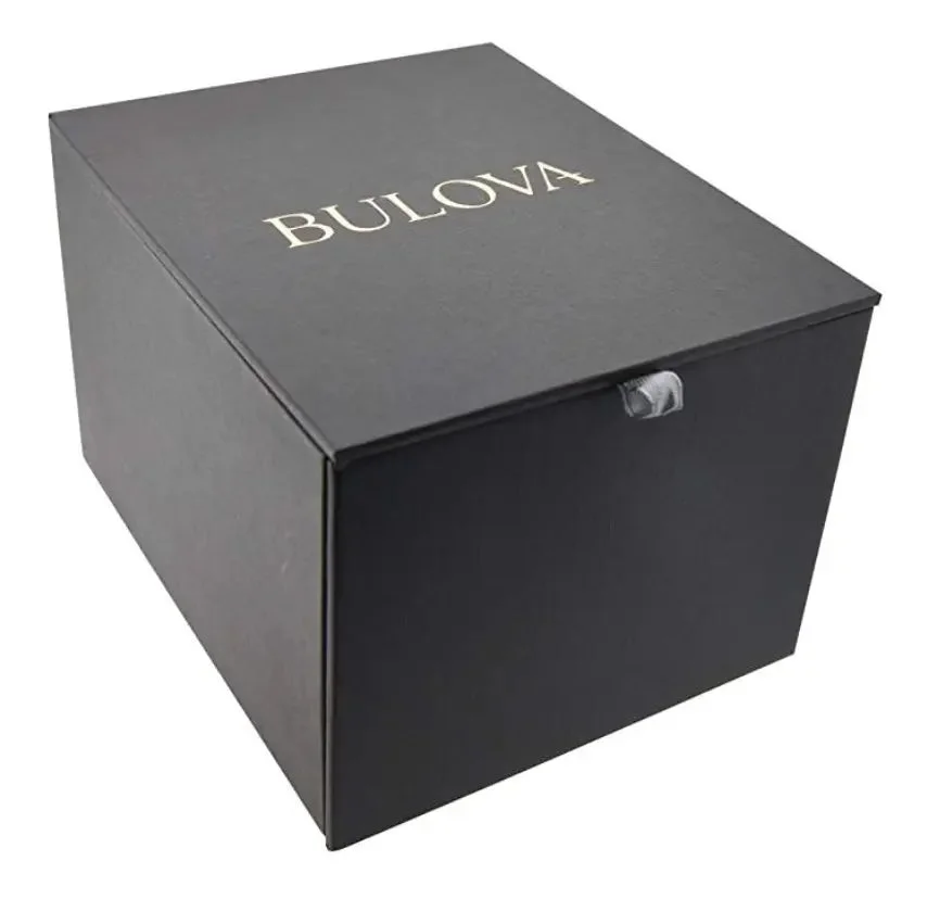 Bulova Marine Star 98B401 Men's Chronograph Quartz Black Dial Watch 41.5mm
