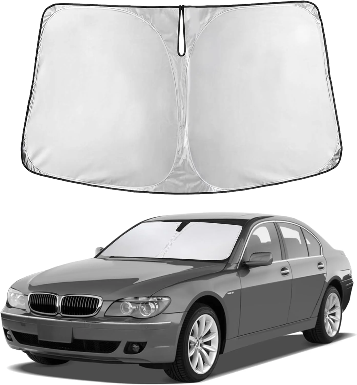 Parasol para parabrisas EcoNour compatible con BMW Serie 7 2001-2008