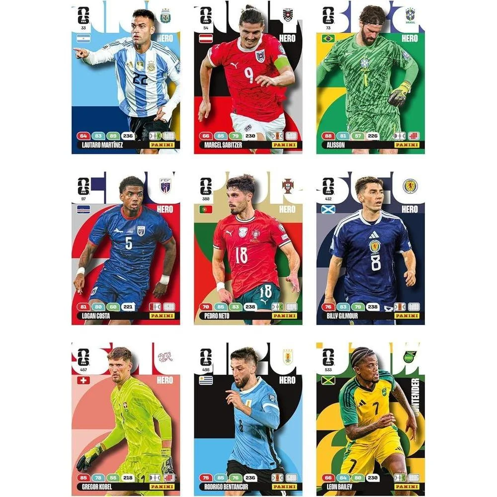 Juego de cartas coleccionables de la Copa Mundial de la FIFA 2026 Blister Premium Gold con tarjetas edición limitada