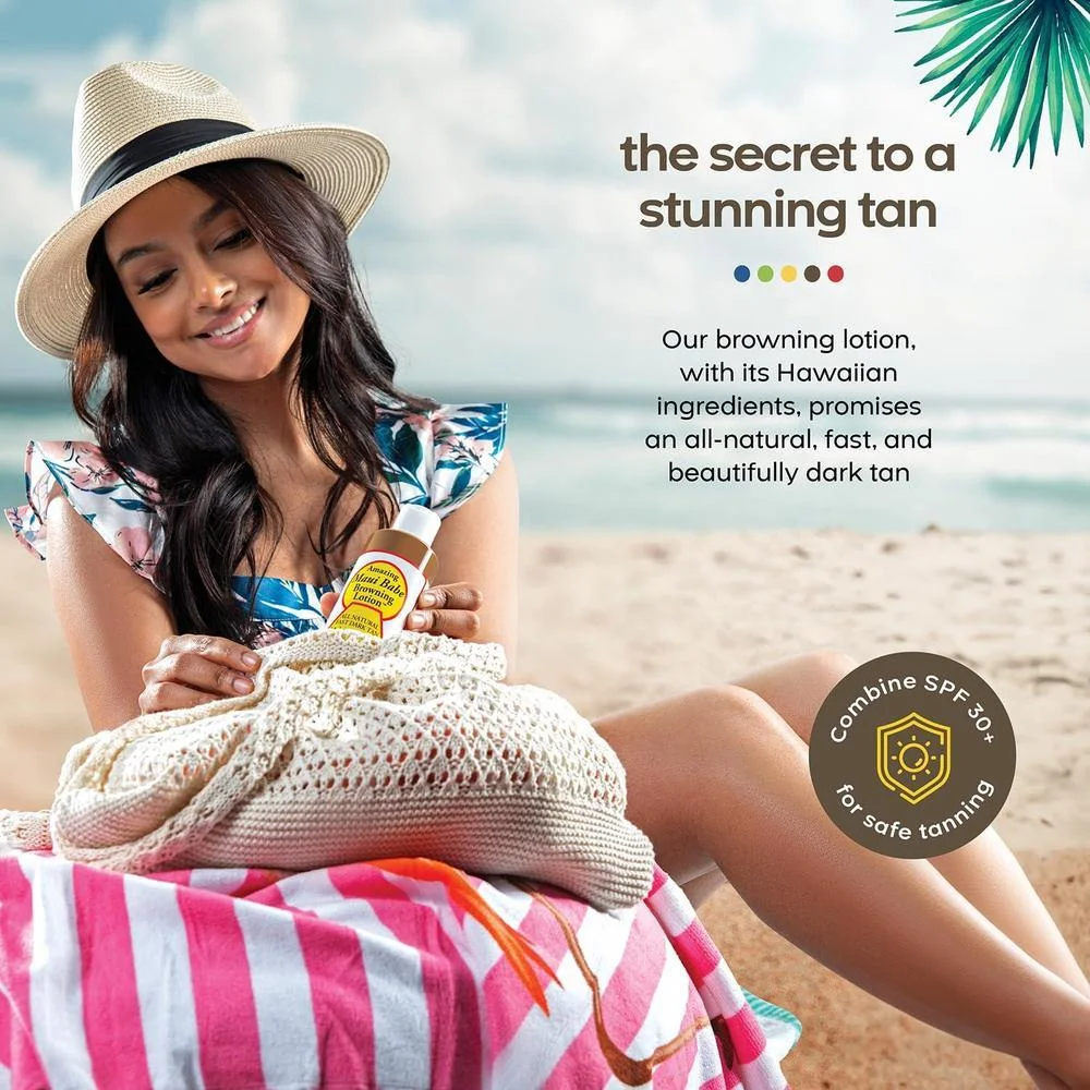 Acelerador de Bronceado Hawaiano Natural con Vitaminas y Antioxidantes 118ml