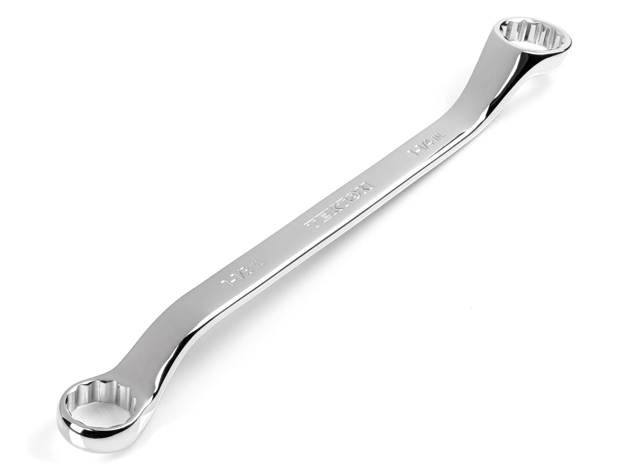 TEKTON 1-1/8 x 1-1/4 Inch 45-Degree Offset Box End Wrench | WBE23329
