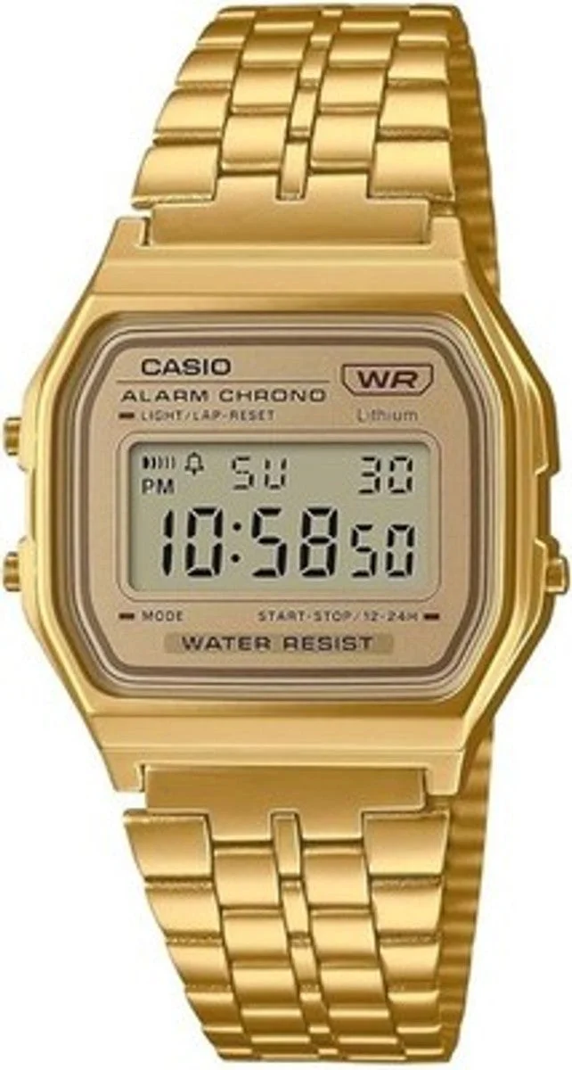 EL RELOJ DE ROBERT LEWANDOWSKI CASIO A158WETG-9AEF GOLD