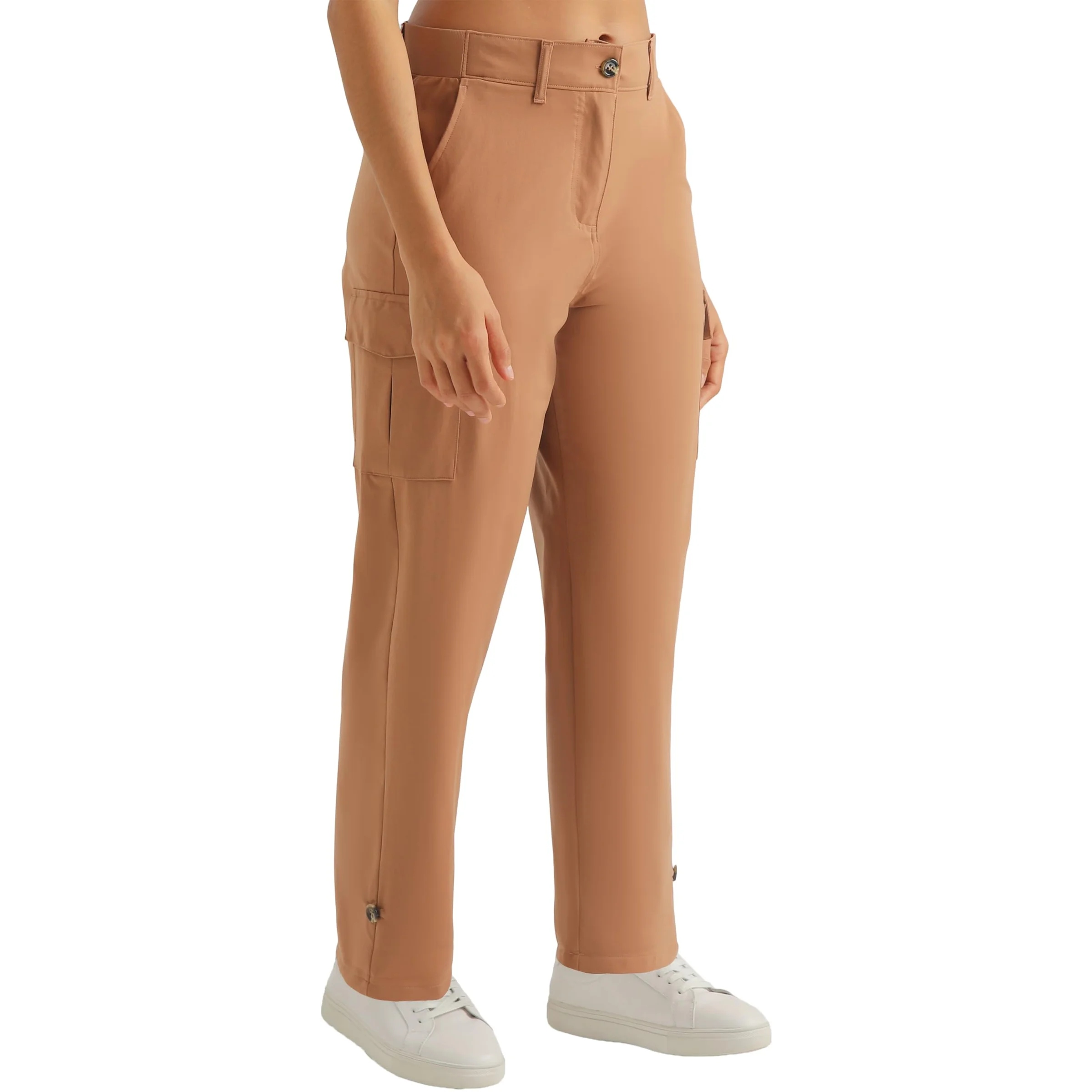 Pantalón capri cargo para senderismo mujer Xingpaozhe ligero con bolsillos