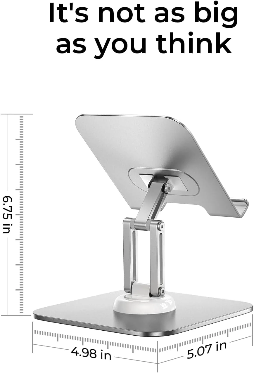Soporte Ajustable LISEN para iPad y Tablet - Blanco