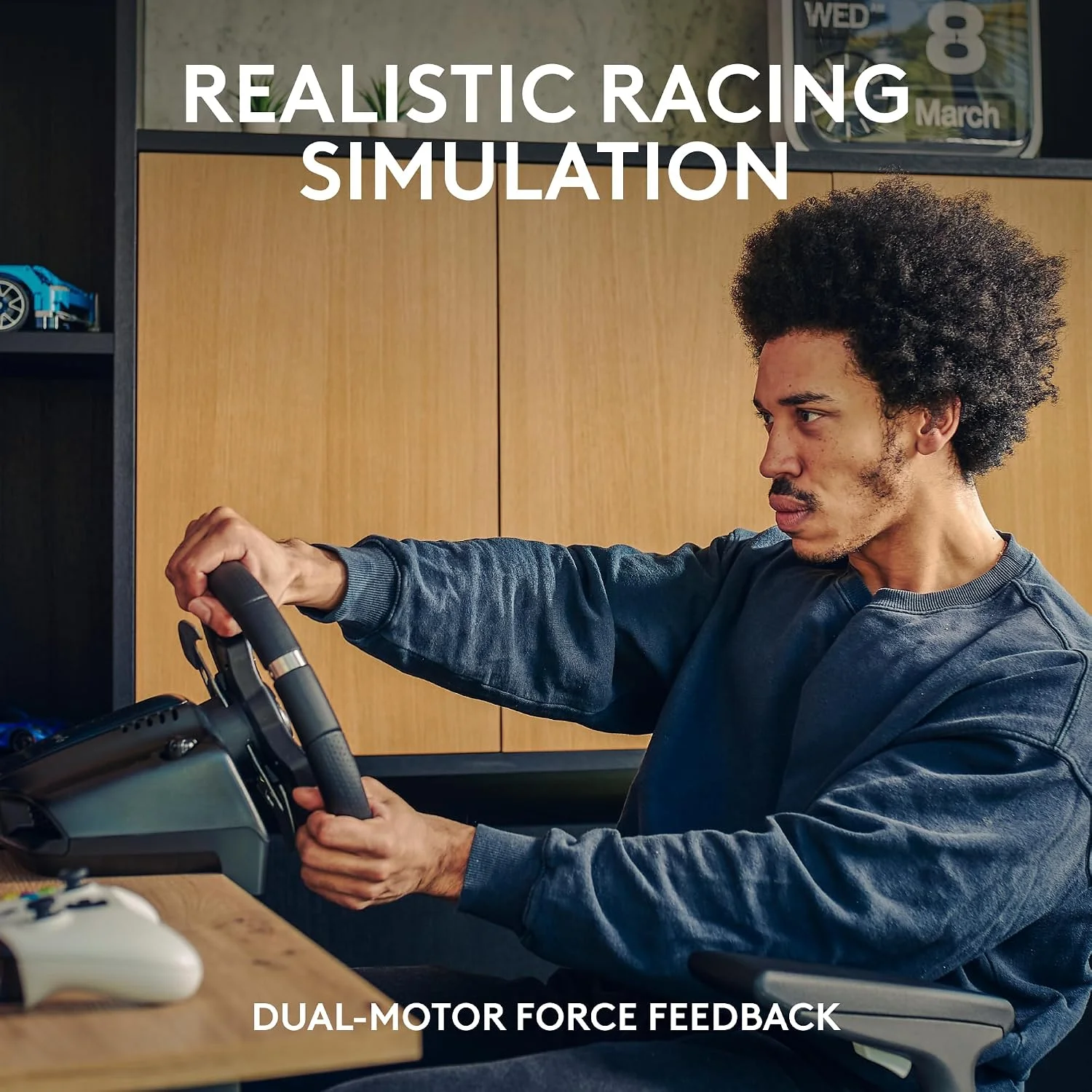 Logitech G920 Driving Force - Volante y pedales (Xbox/PC)