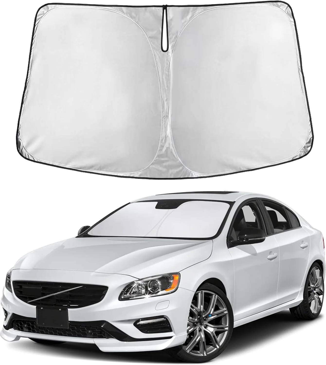 Parasol para parabrisas EcoNour compatible con Volvo S60 2011-2018