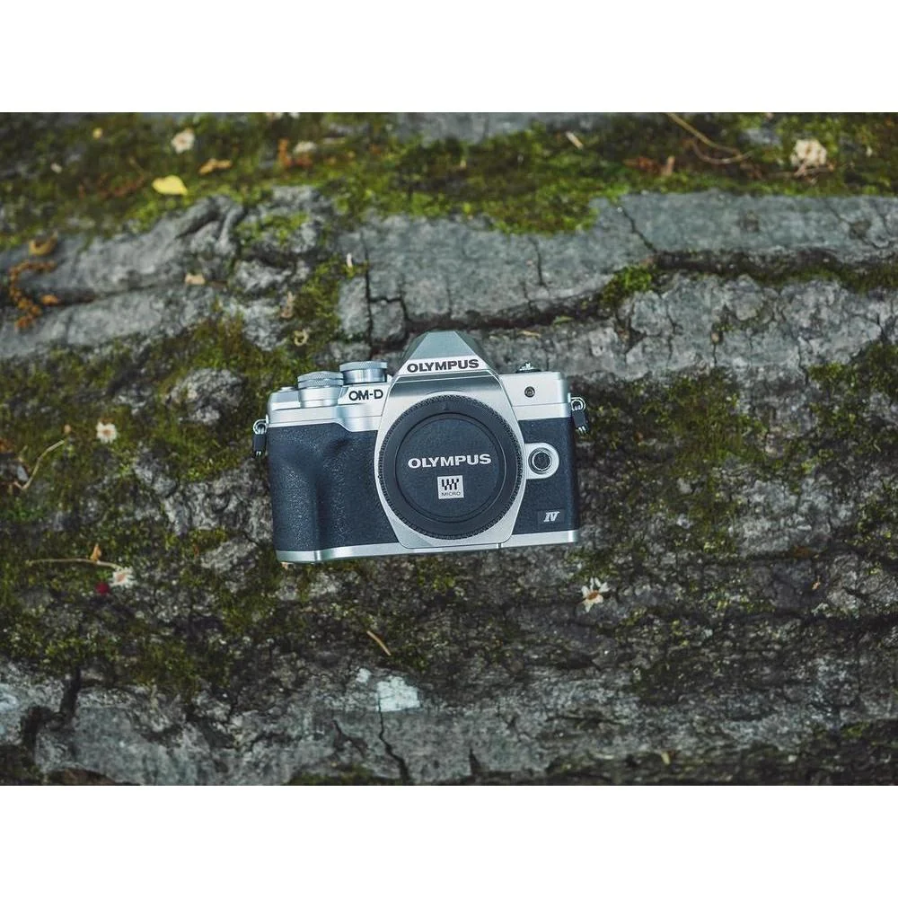 OM System Olympus E-M10 Mark IV Plata Cámara 20MP Estabilización De Imagen 4K Wi-Fi