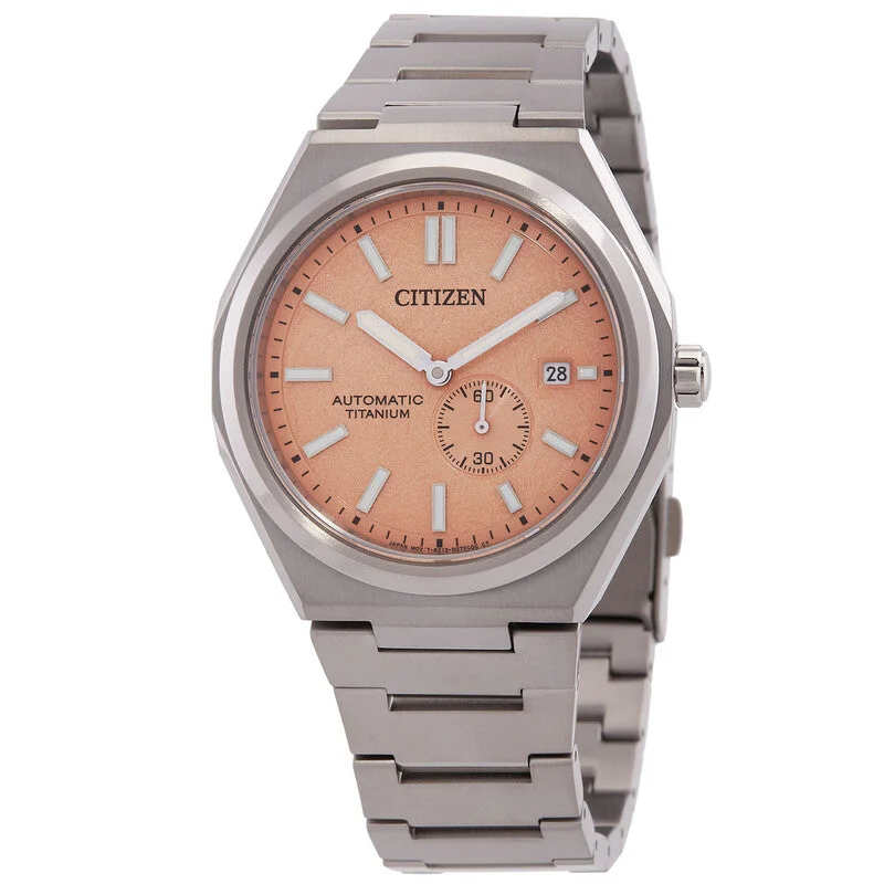 Citizen Zenshin Automático - Esfera Salmón, Hombre 40.5mm (NJ0180-80Z)