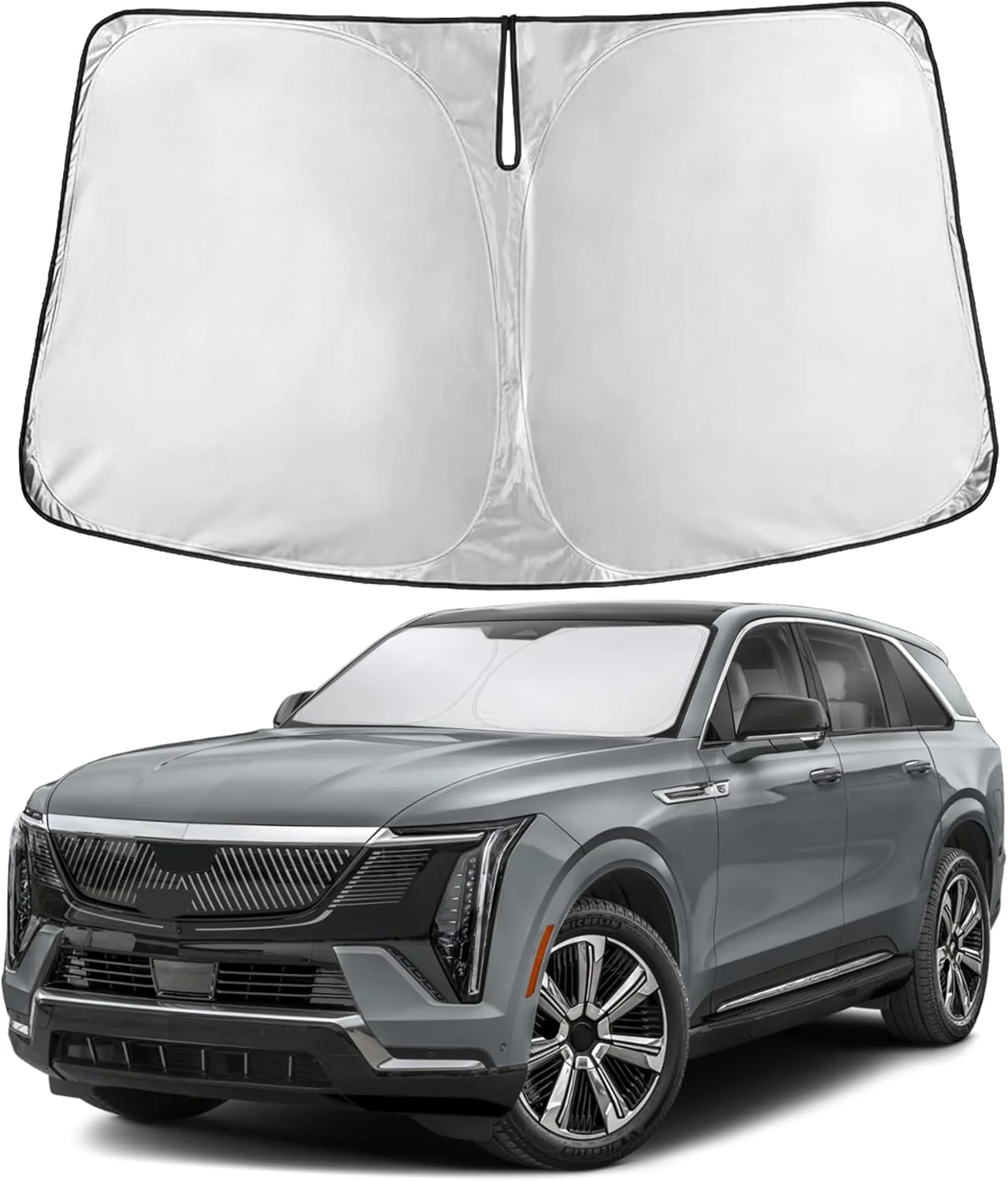 Parasol para parabrisas EcoNour compatible con Cadillac Escalade 2021-2026