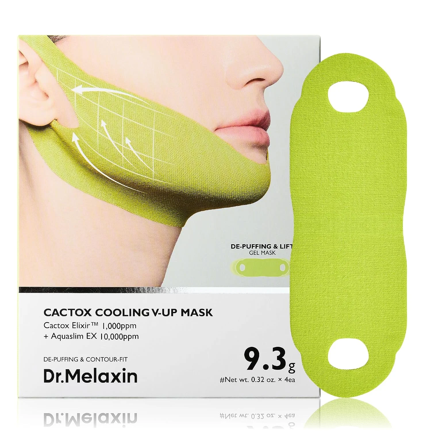 Banda Lifting V-Line Dr.Melaxin CACTOX con Cactus, Cafeína y Colágeno