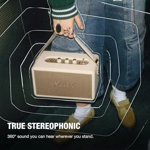 Marshall Kilburn III Portable Bluetooth Speaker - Cream