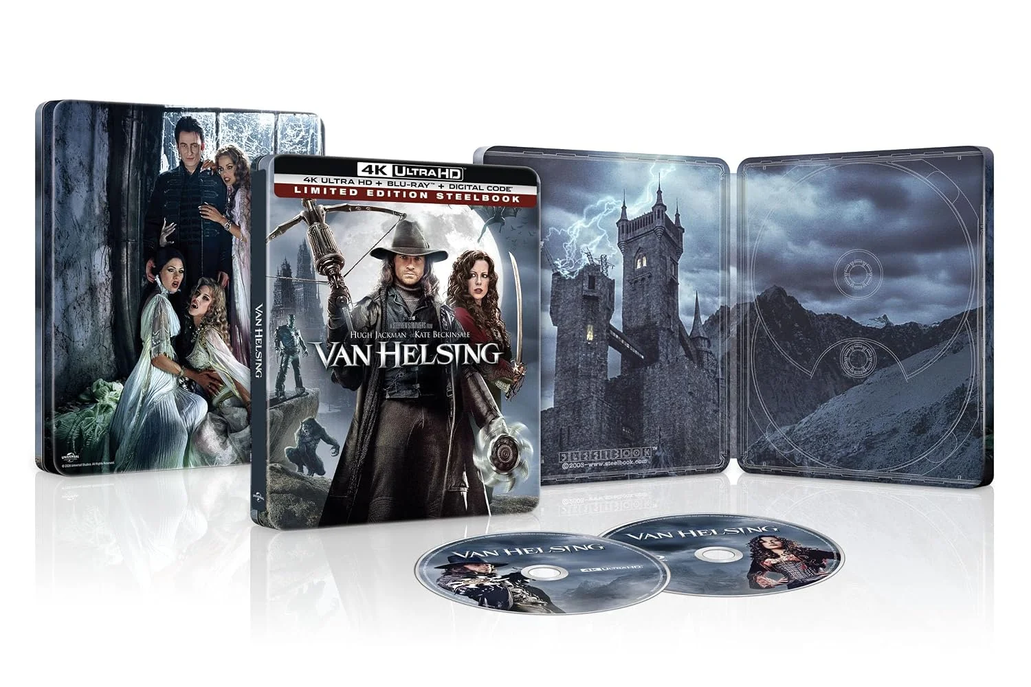 DVD/Blu-ray Van Helsing Limited Edition Steelbook 4K Ultra HD + Blu-ray + Digital