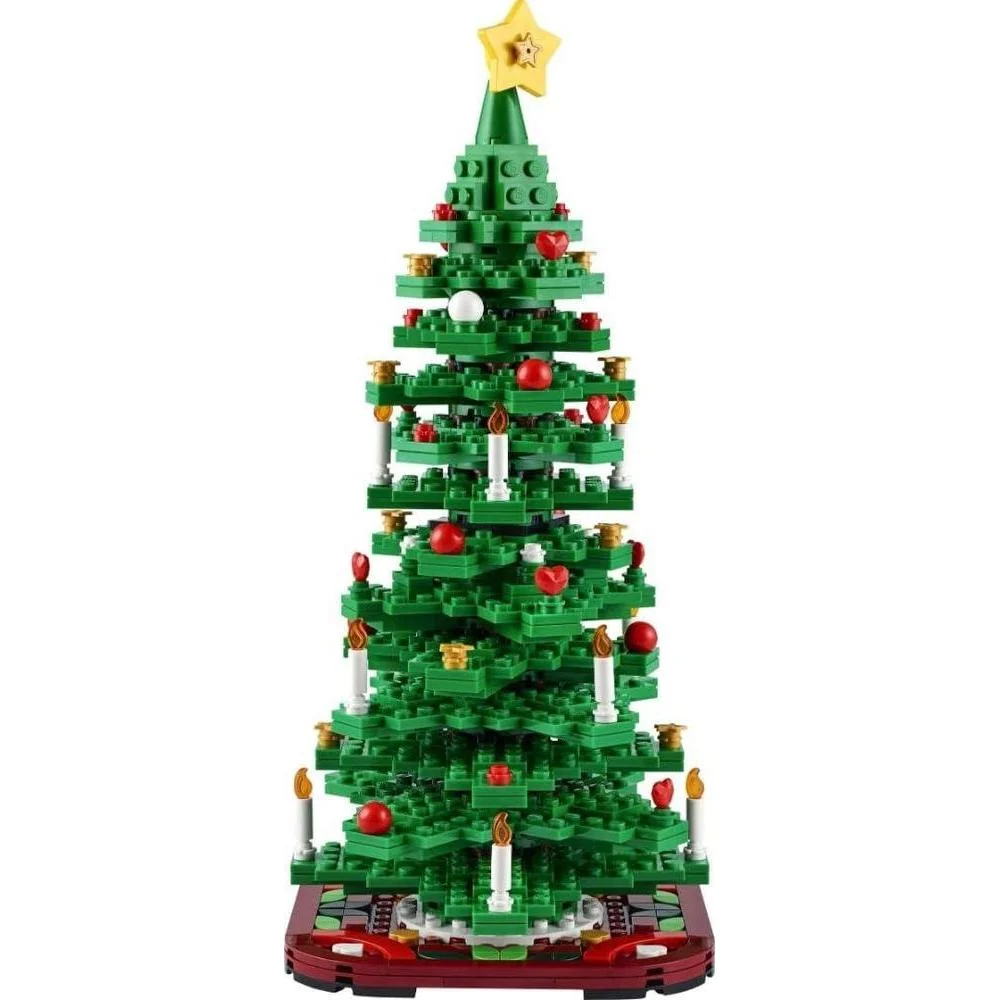 LEGO Árbol de Navidad, juguete de construcción para niños y niñas a partir de 12 años, mini decoración navideña para el hogar
