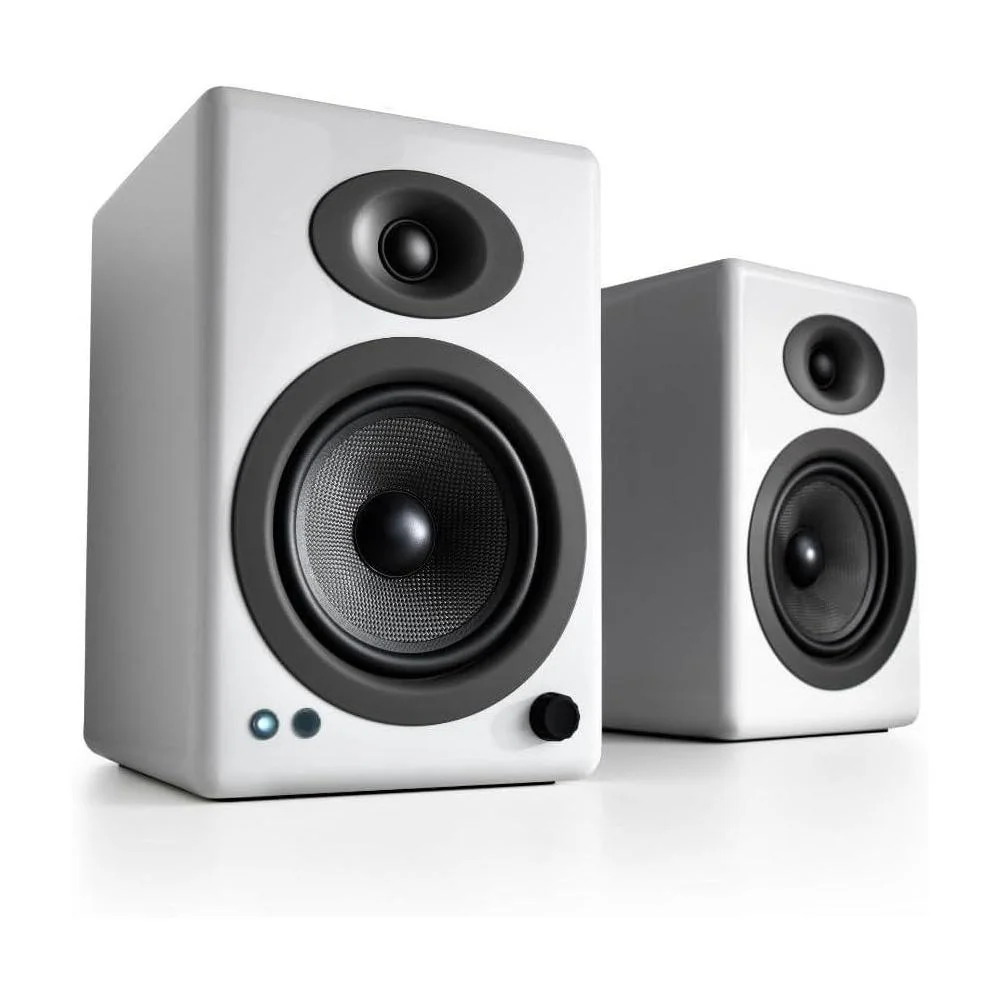 Bocinas de Estantería Amplificadas Audioengine A5+ para Música, Juegos, Turntables y Teatro en Casa
