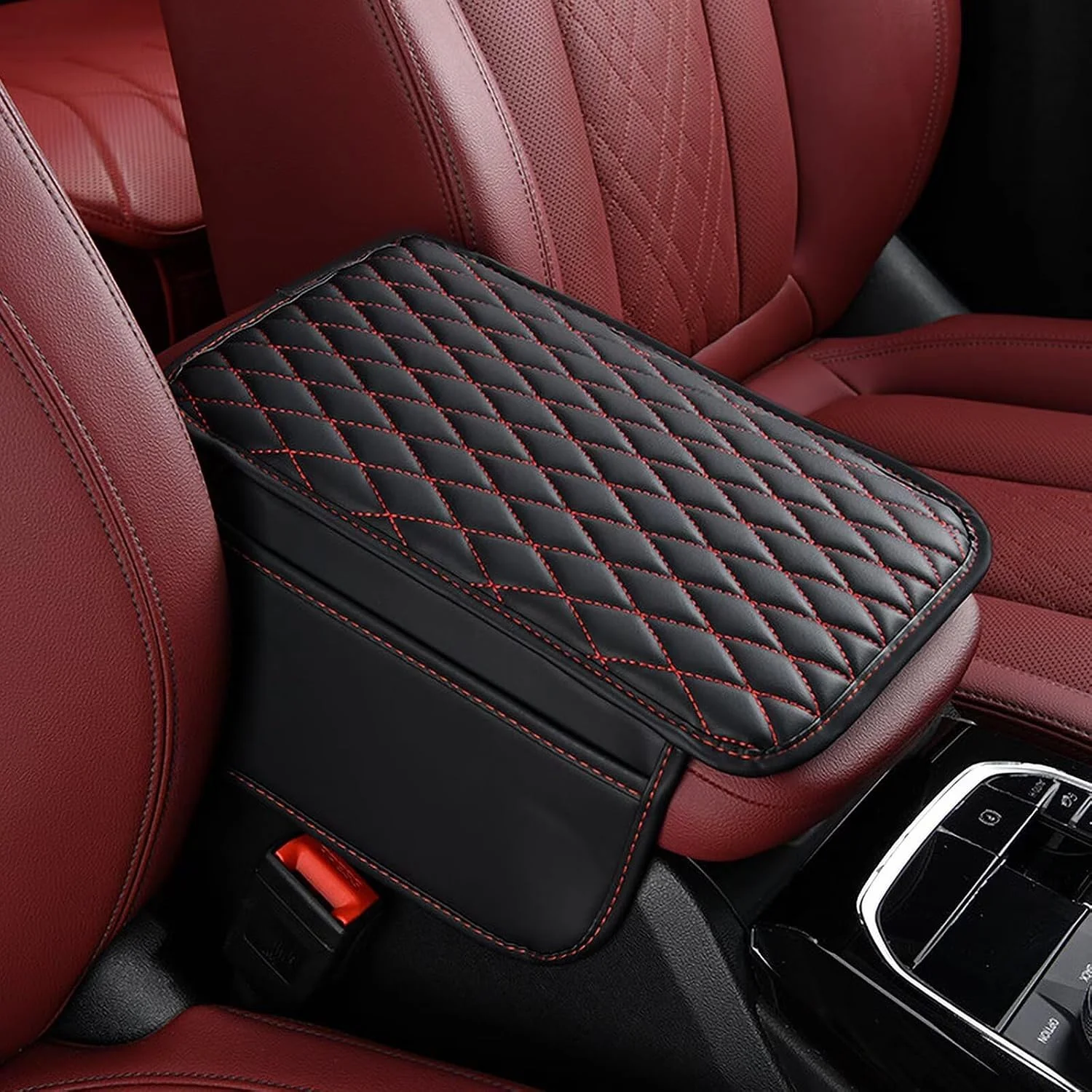Funda para consola central Kia Rio 01 color negro