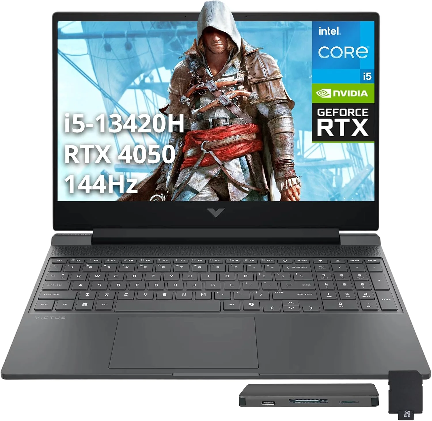 Laptop HP Victus 15.6 Intel Core i5-12450H RTX 3050 16GB 1TB SSD 144Hz Azul