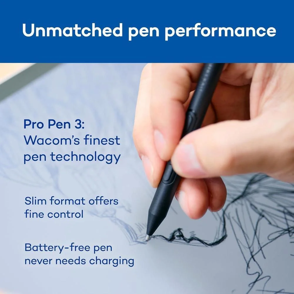 Wacom MovinkPad Pro 14, tableta gráfica móvil Android. Pantalla OLED, Pro Pen 3 sin batería, 12GB RAM, 256GB almacenamiento