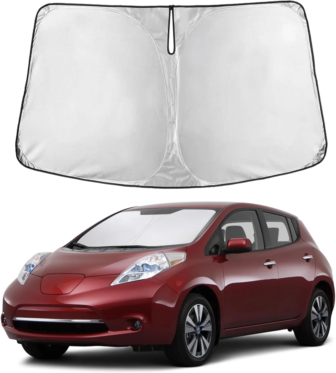 Parasol para parabrisas EcoNour compatible con Nissan Leaf 2011-2017