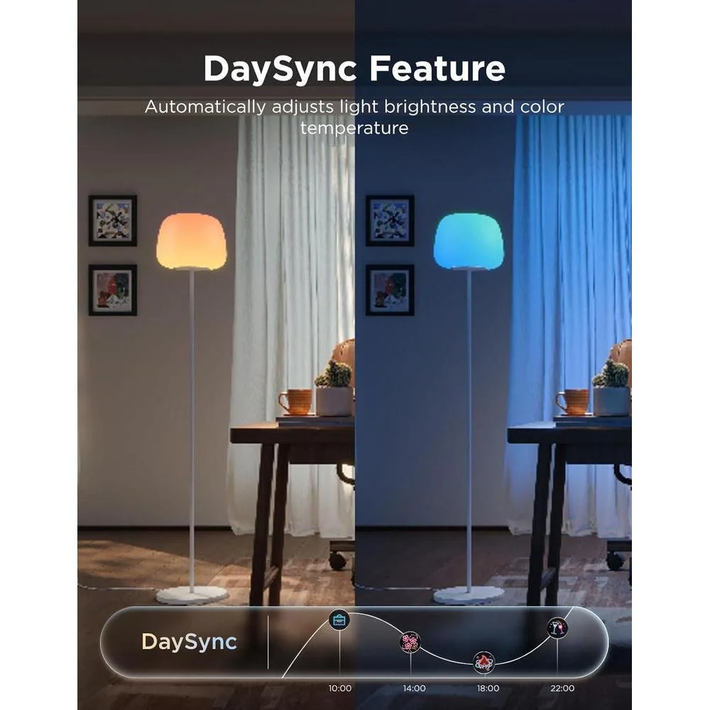 Lámpara de Pie Govee Lantern con Iluminación RGBIC, Compatible con Matter, Modos de Escena, Sincronización Musical