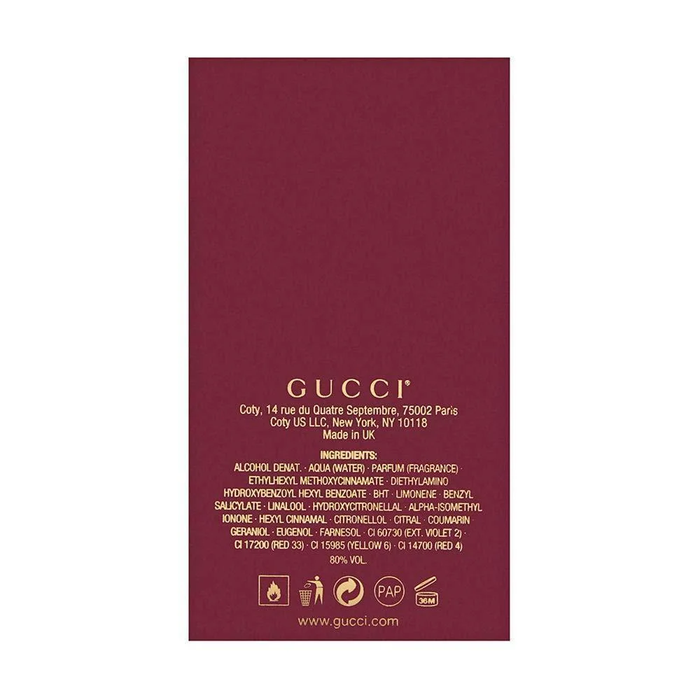 Gucci Guilty Absolute Pour Femme Eau de Parfum Spray, aroma frutado con notas de mora, rosa búlgara y Goldenwood