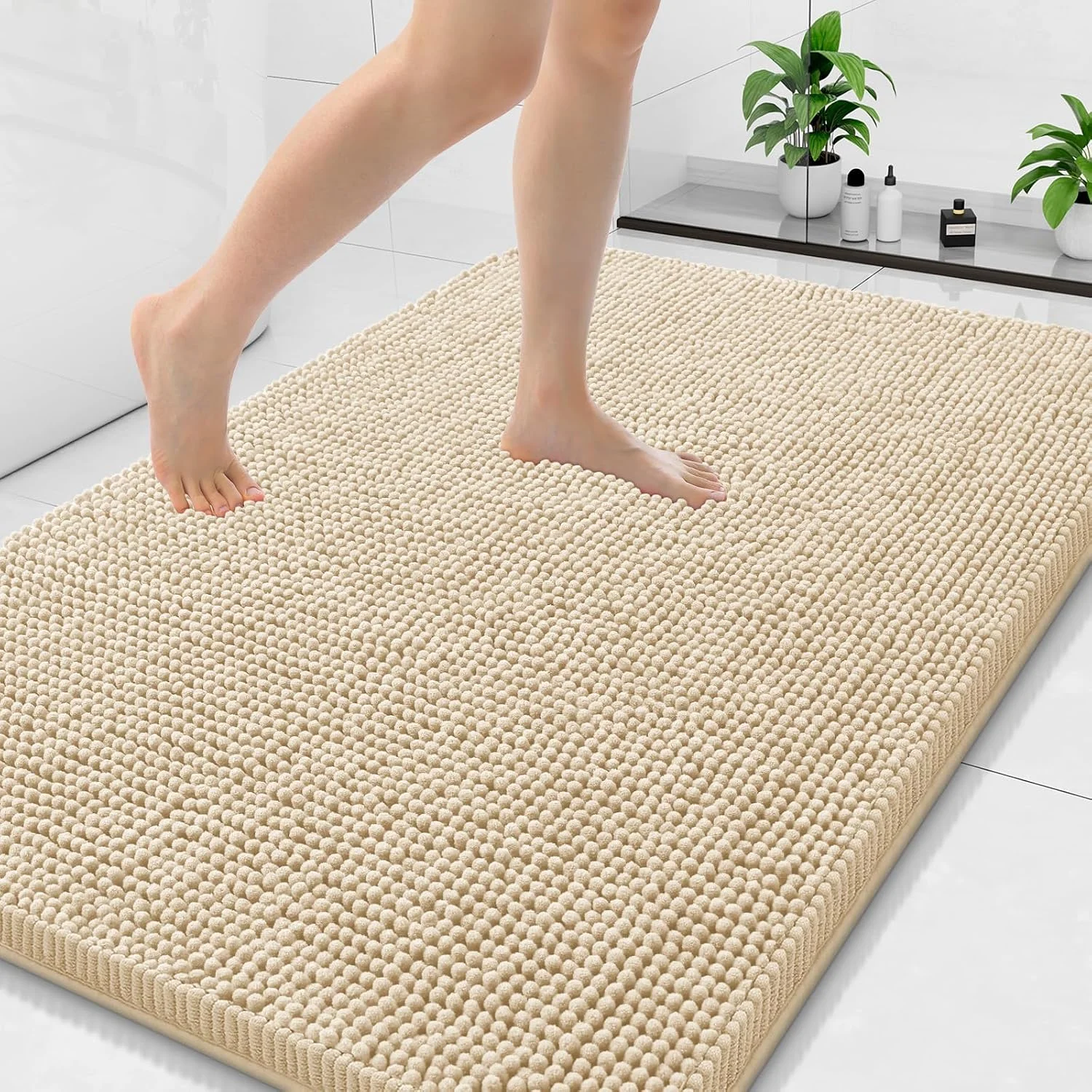 Bajada de baño Arotive chenille 48x30 cm absorbente