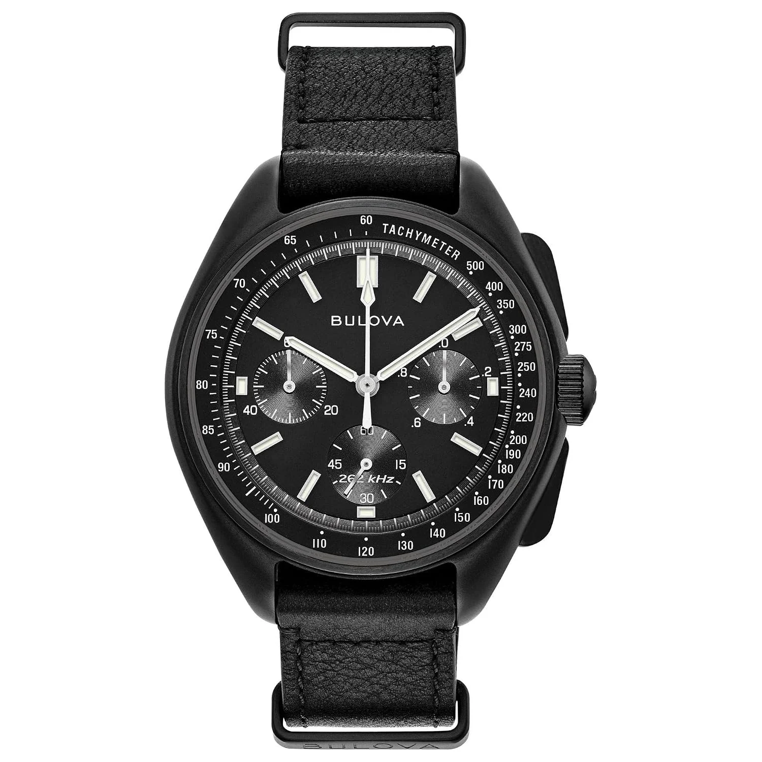 Bulova Archive Lunar Pilot Cronógrafo Negro con Correa NATO 98A186