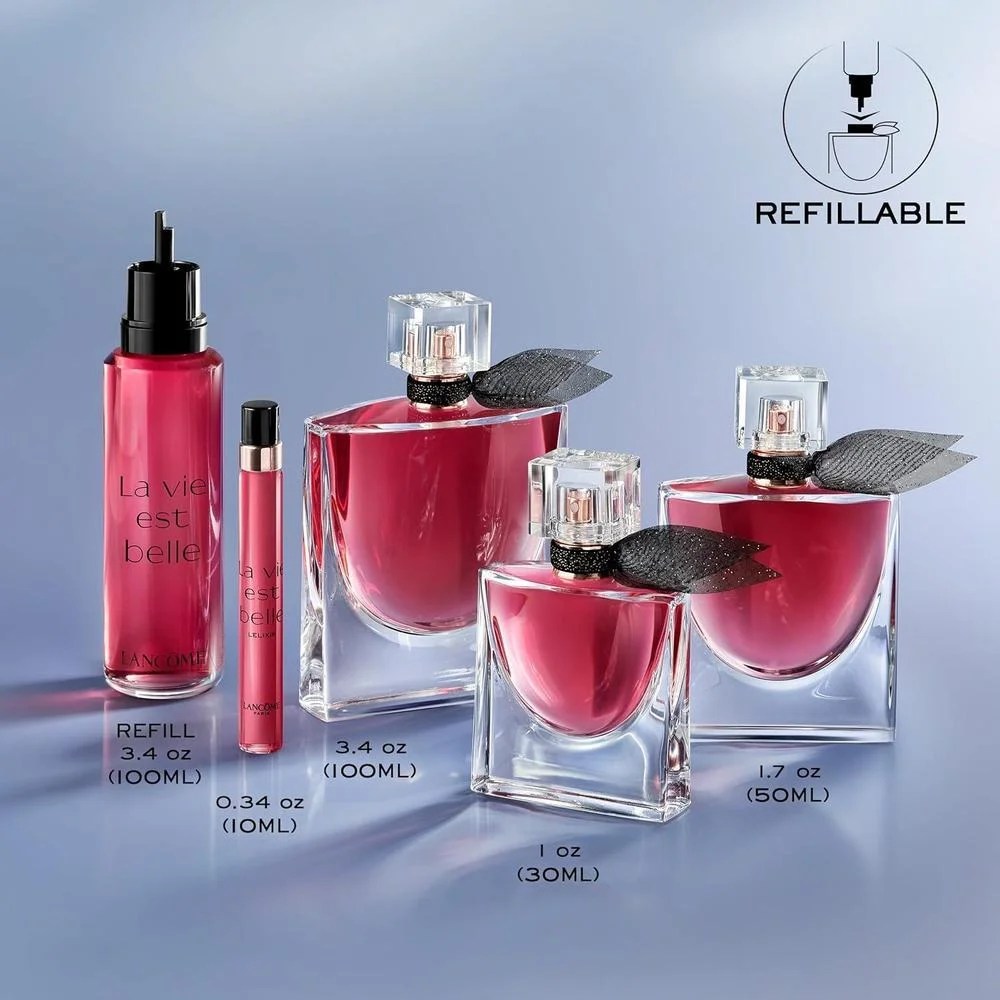 Lancôme La Vie Est Belle L'Elixir Eau de Parfum, fragancia femenina floral con frambuesa y violeta