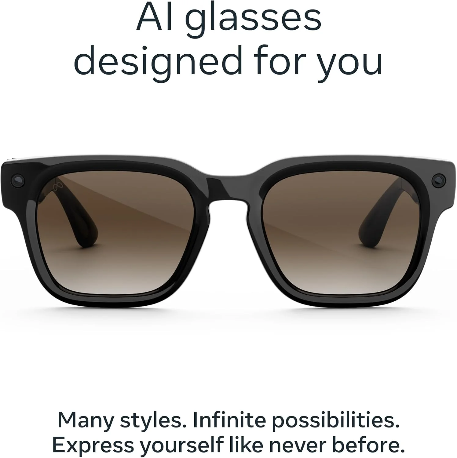 Meta Fury - Black / Grey Polarized — Lentes AI con cámara y audio
