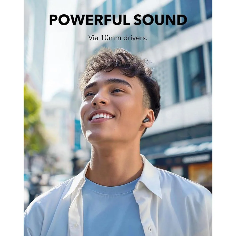 Auriculares Anker Soundcore P30i con cancelación de ruido, graves potentes, 45h de reproducción, funda 2 en 1 y soporte para teléfono