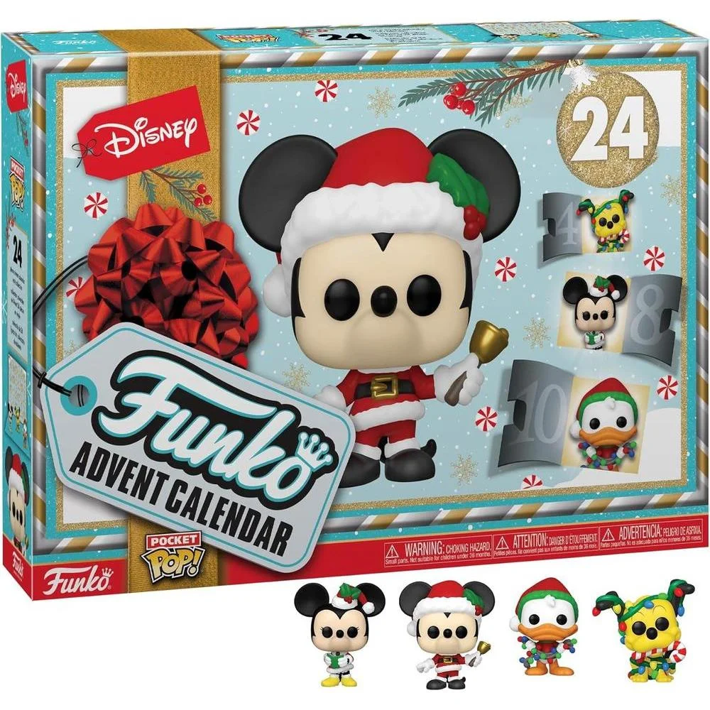 Funko Pop! Advent Calendar: Disney - 24 Days of Surprises - Collectible Vinyl Mini Figures - Mystery Box - Gift Idea - Holiday Present for Girls, Boys & Kids - Christmas Countdown