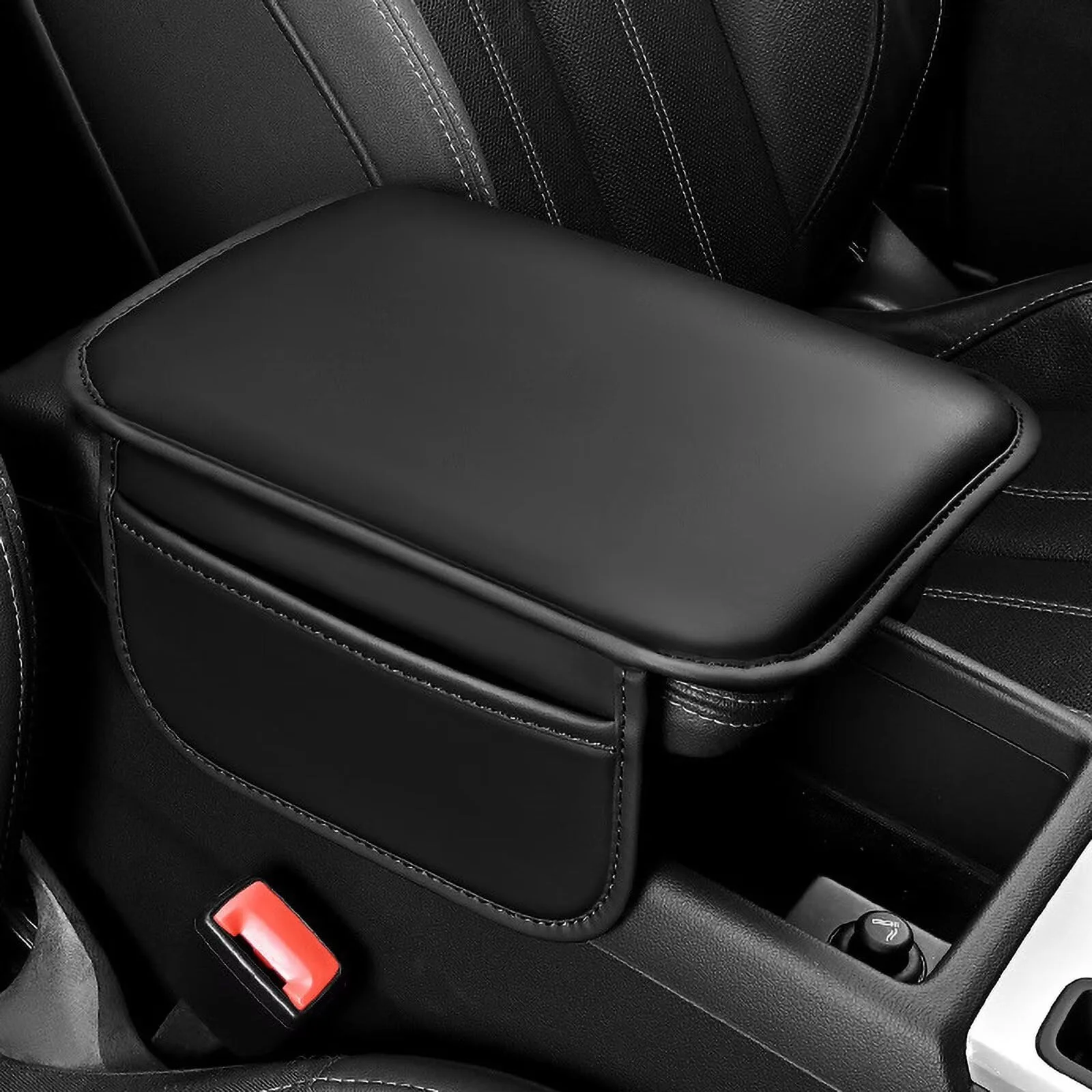Funda para consola central Bnmffyu para Hyundai Palisade negro