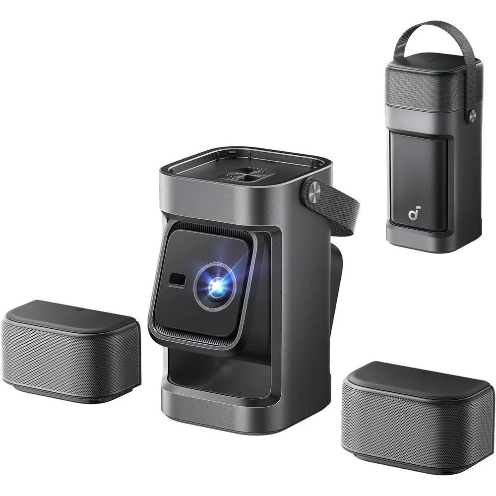 Proyector Soundcore Nebula P1 portátil con parlantes desmontables