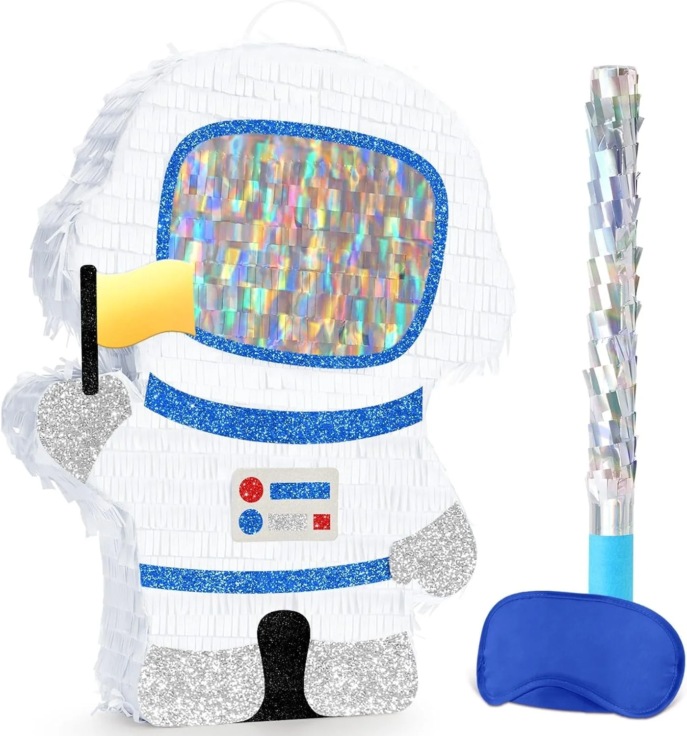 Piñata Astronauta Wernnsai Decoración Fiesta Espacial