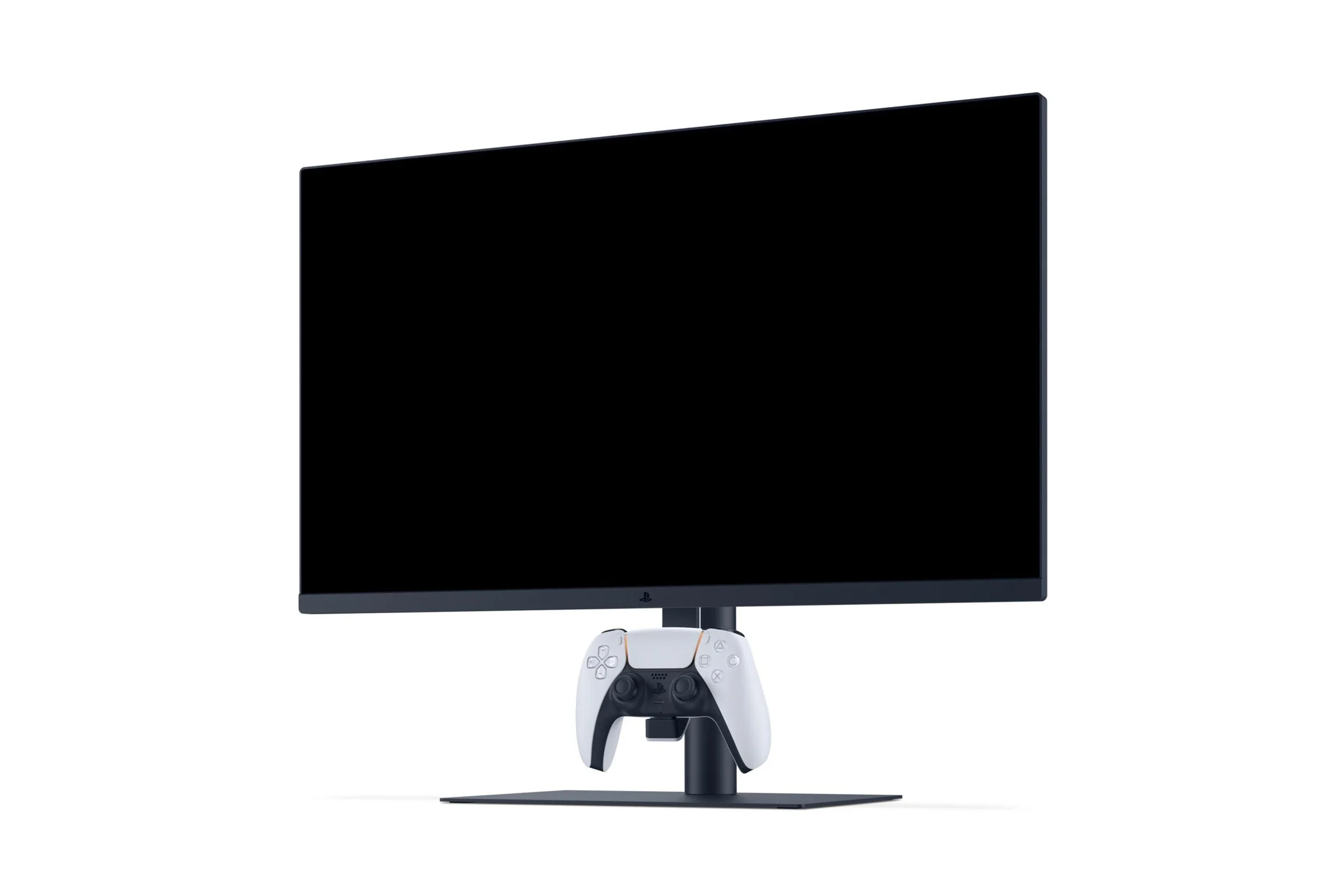 frente con DualSense en gancho de carga