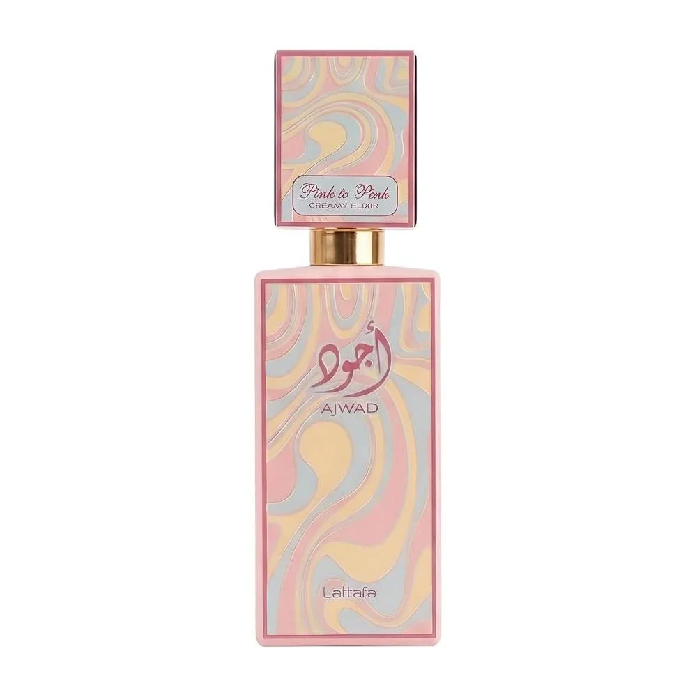 Lattafa Elixir cremoso rosa a rosa Ajwad para mujer