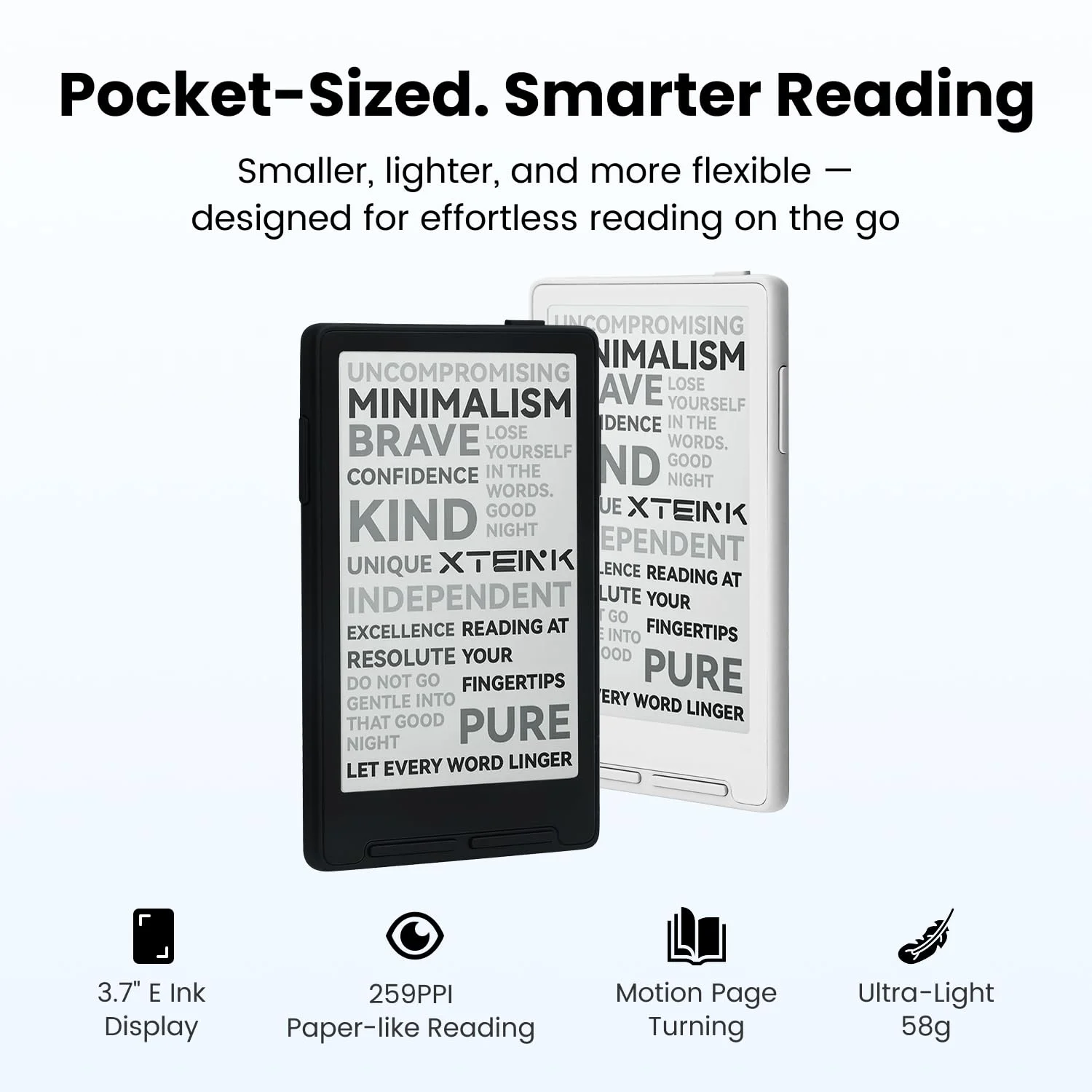 XTEINK X3 eBook Reader 3.7" E-Ink 16GB - Space Black