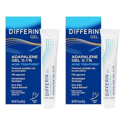 Gel Tratamiento Antiacné Differin Adapaleno 0.1% 15g Pack 2 Tubos