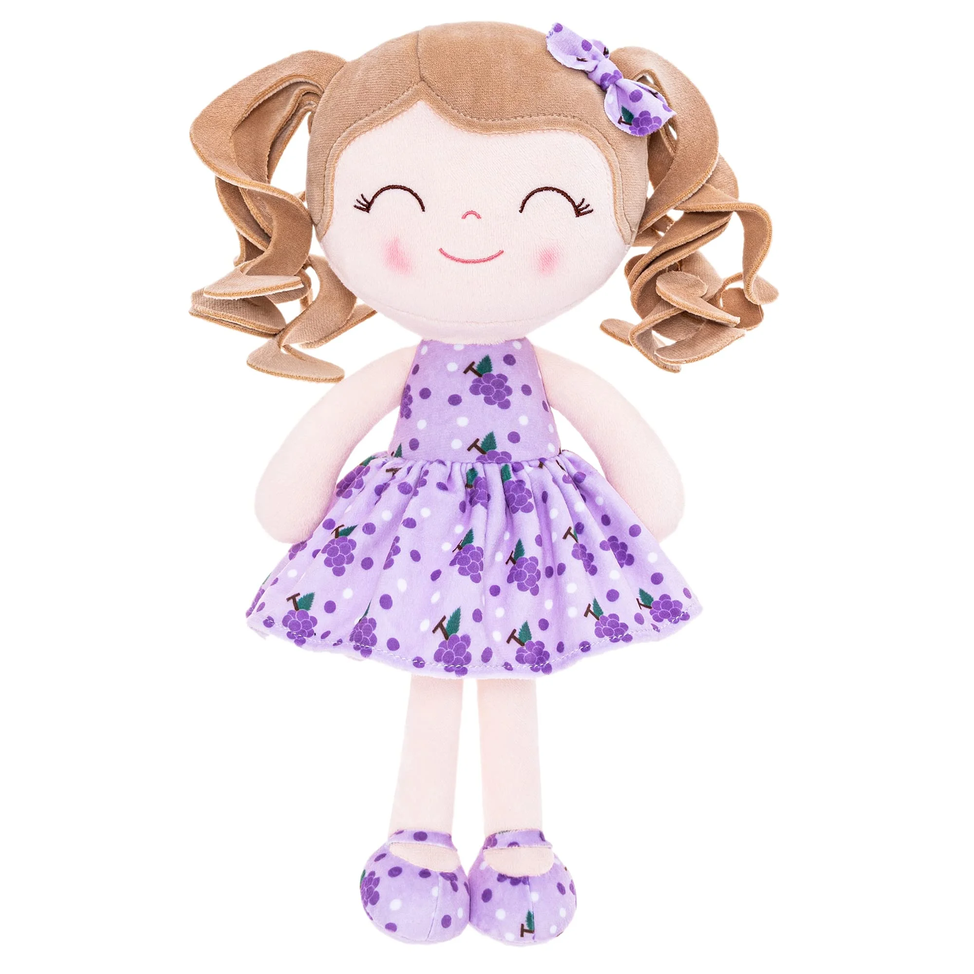 Muñeca Gloveleya Baby Doll Soft Snuggly Vestido Uvas 30 cm