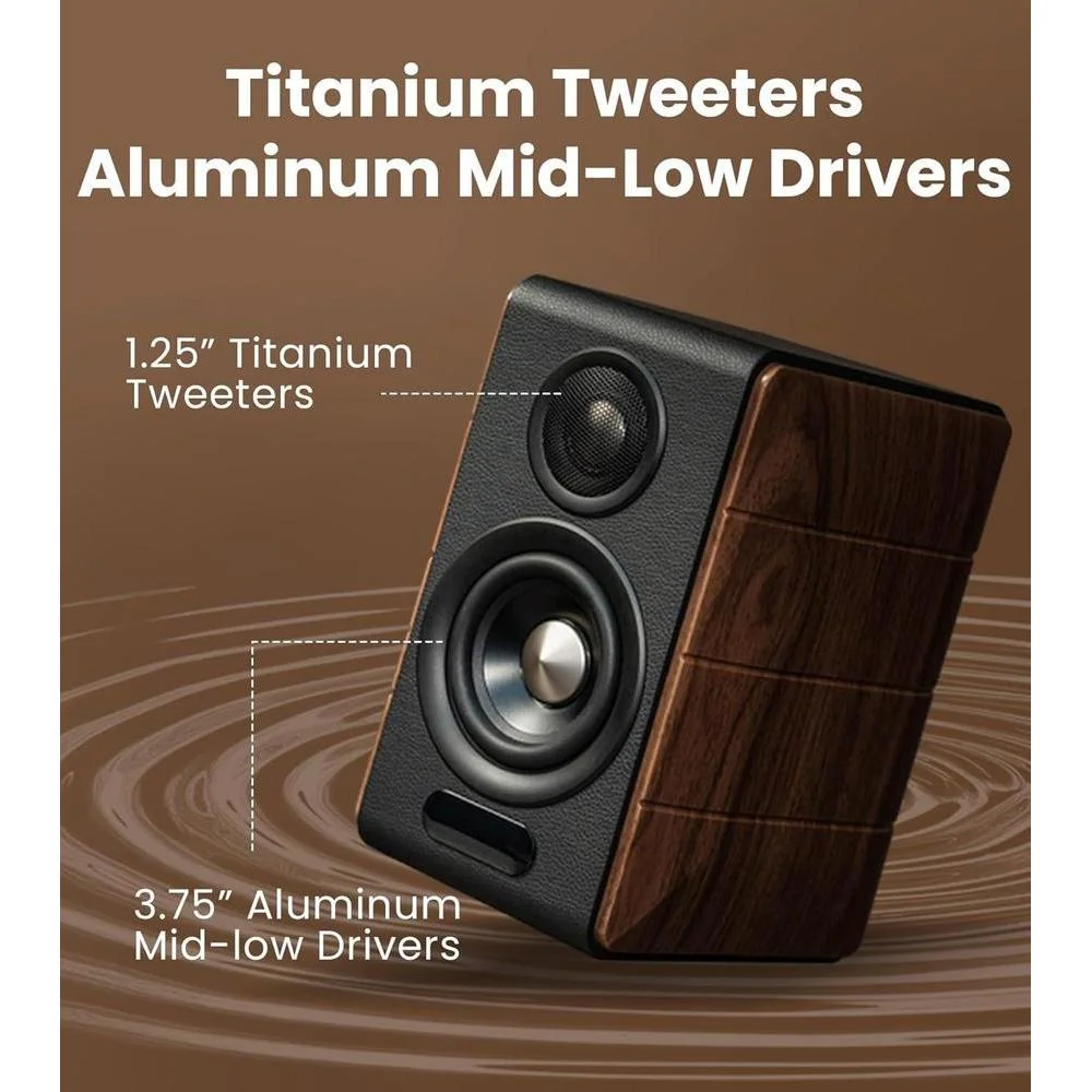 Edifier S880DB MKII Altavoces Hi-Fi de Estantería con LDAC Bluetooth, USB-C, Óptica, Coaxial y RCA