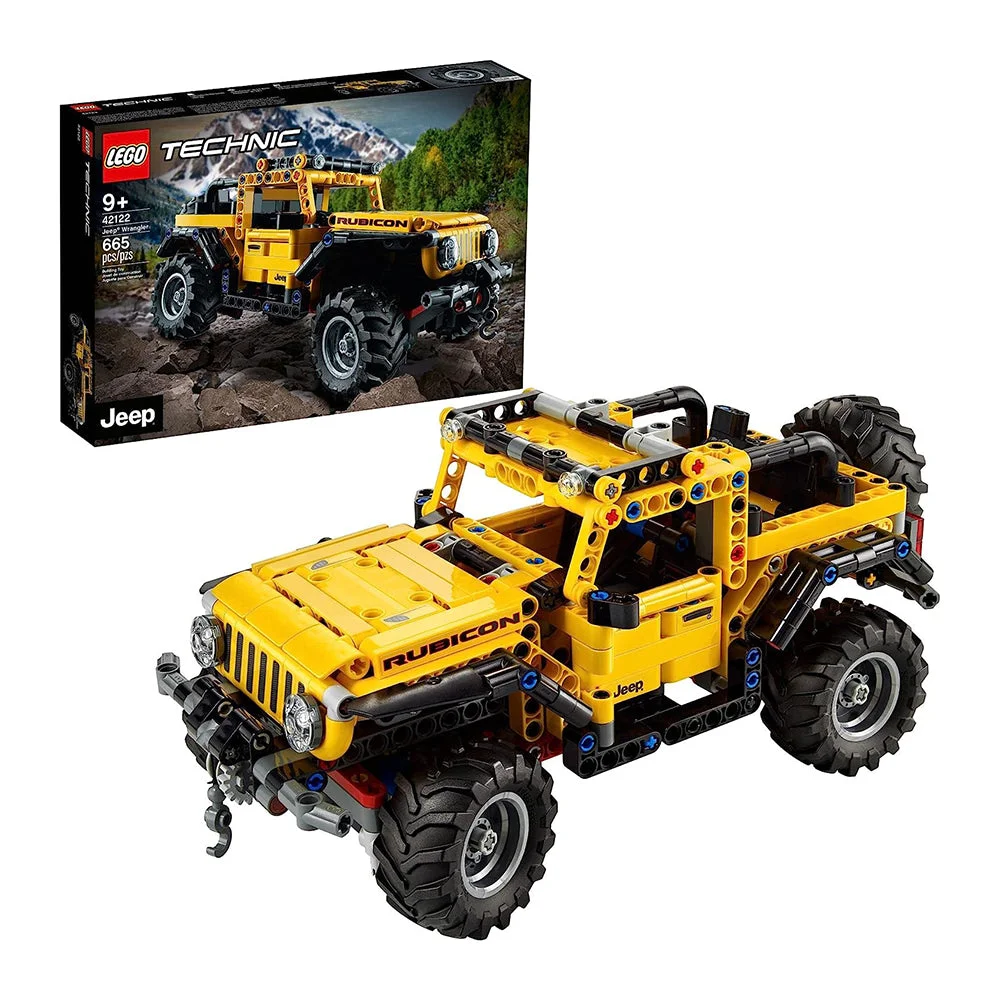 LEGO Technic Jeep Wrangler 4x4 42122 Amarillo y Negro