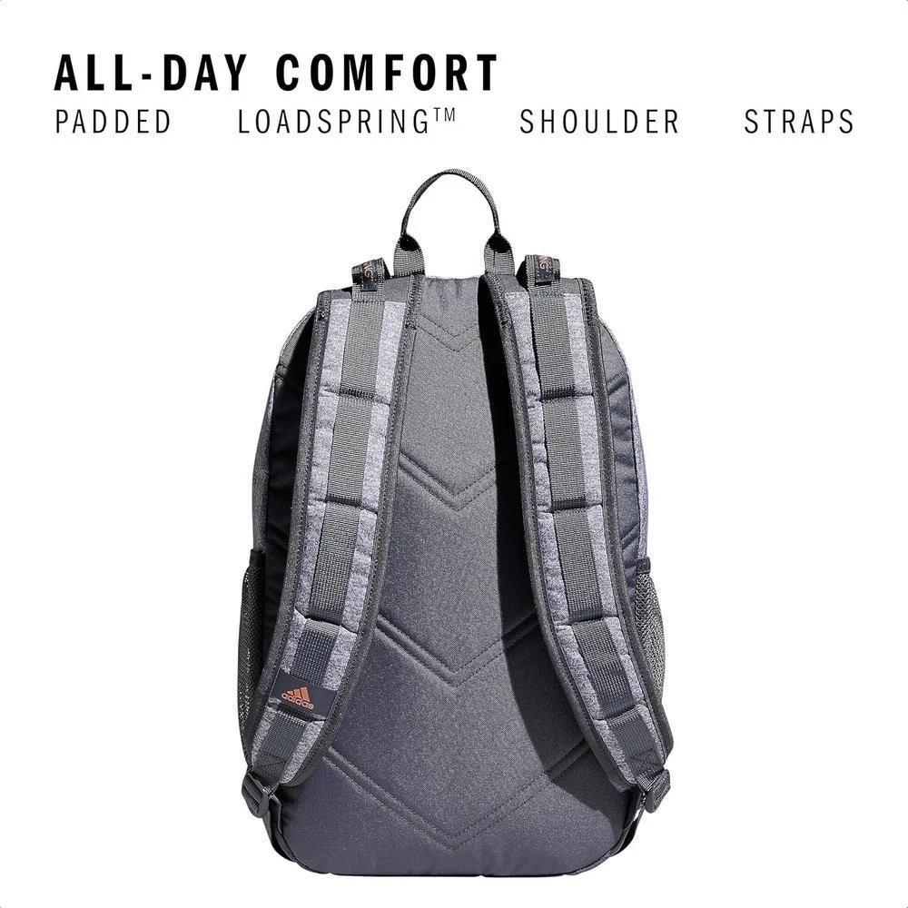 Mochila grande adidas Excel para hombres y mujeres, duradera para laptop y uso atlético