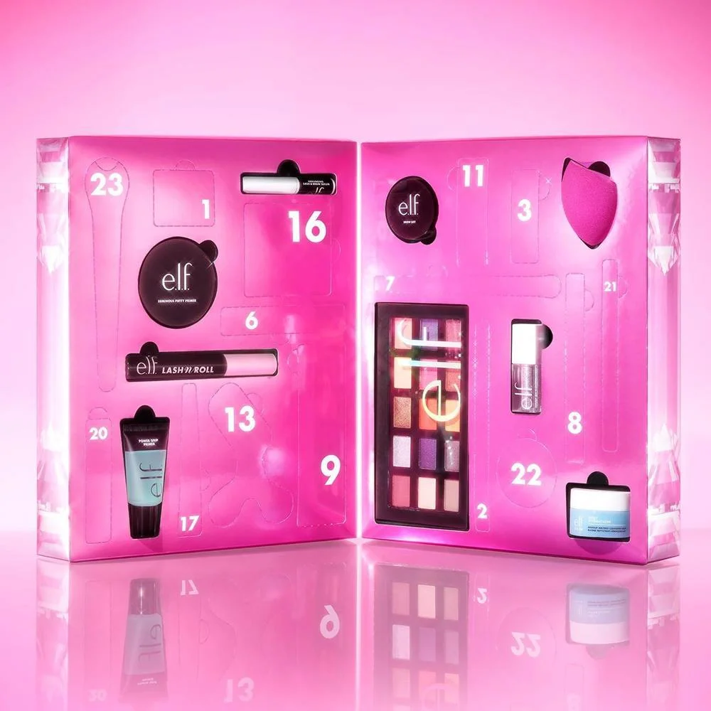 e.l.f. Sleigh the Holidays 2025 con esenciales para cuidado de la piel y maquillaje festivo edición limitada, vegano y libre de crueldad