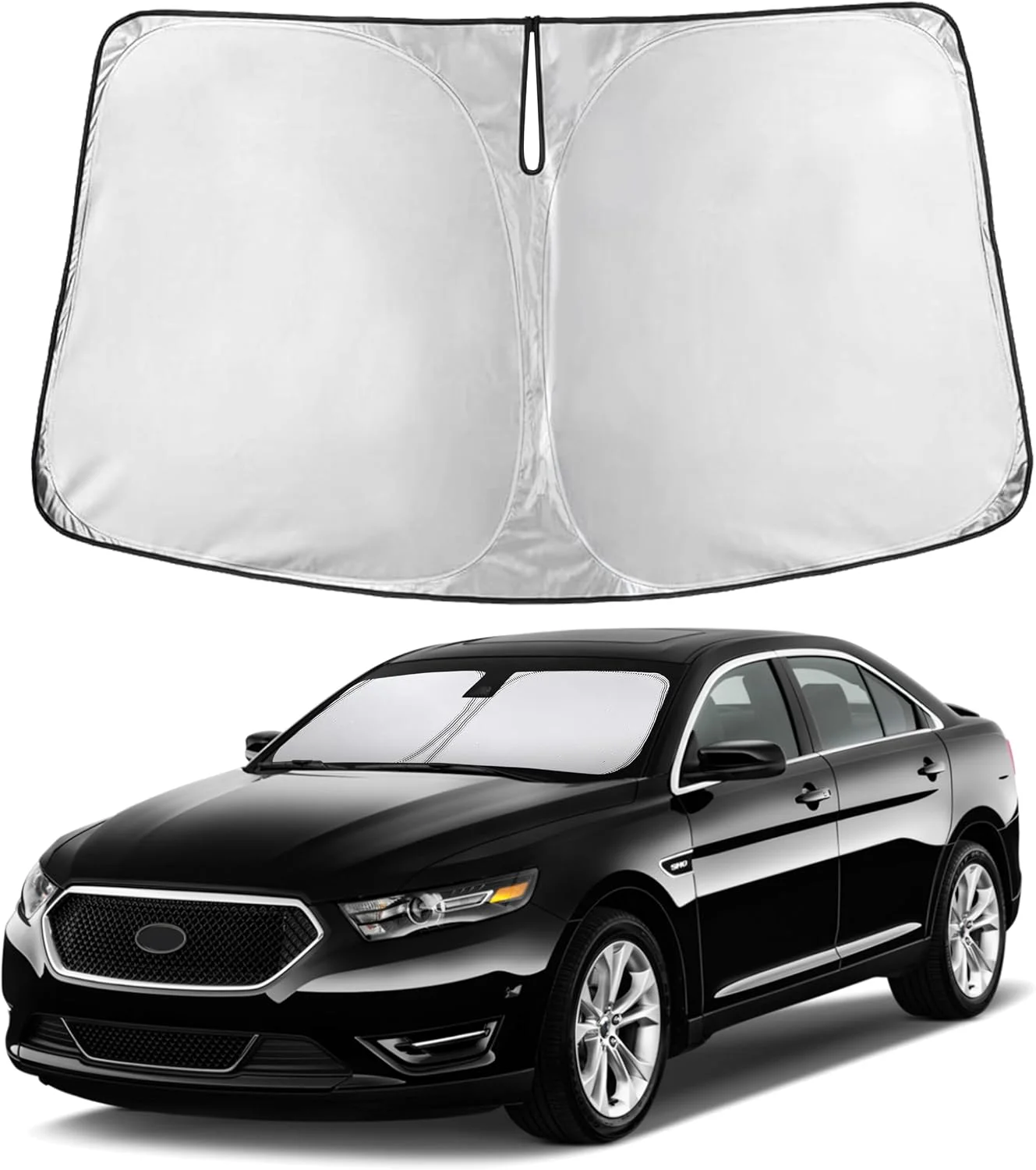 Parasol para parabrisas EcoNour compatible con Ford Taurus 2013-2019