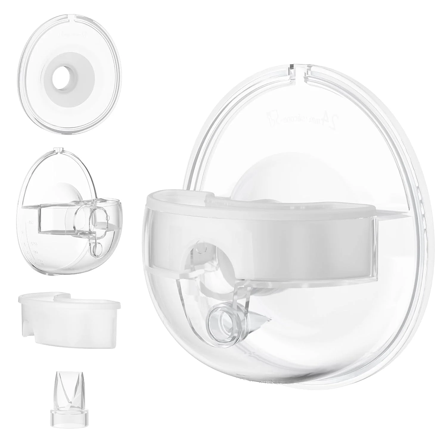 Paruu P16 Copa Recolectora de Repuesto 150 ml para Extractor de Leche