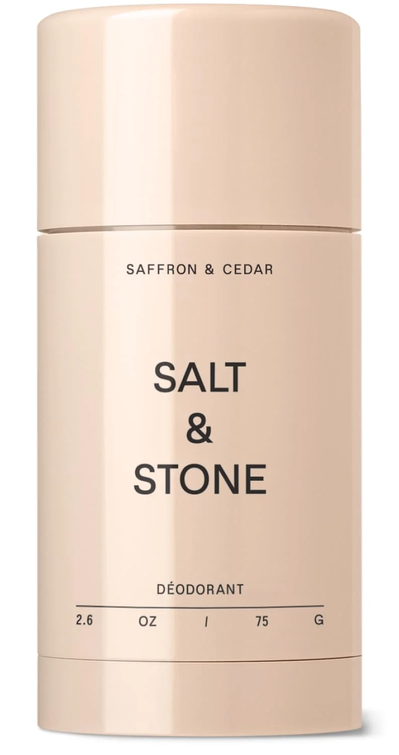 Salt & Stone Aluminum-Free Deodorant for Women & Men Saffron & Cedar 2.6 oz