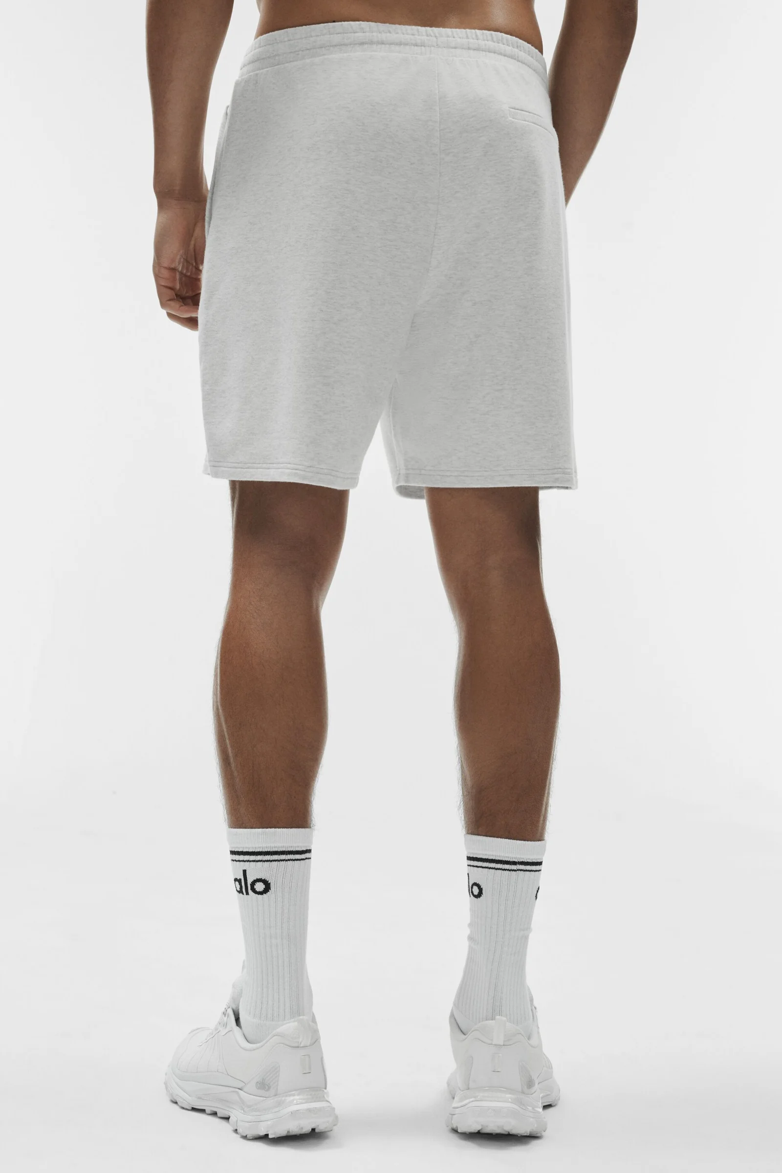 Alo Yoga 7" Double Take Short - White Heather