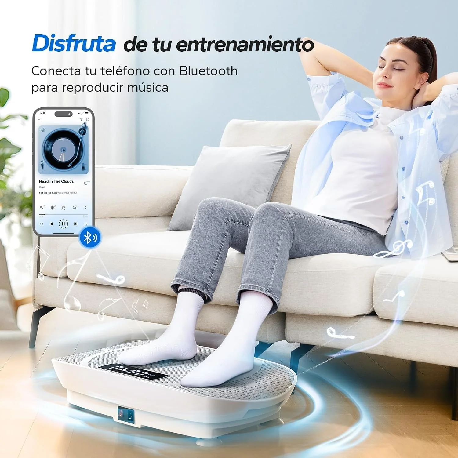 MERACH CV30 Pro Curved Vibration Plate Exercise Machine