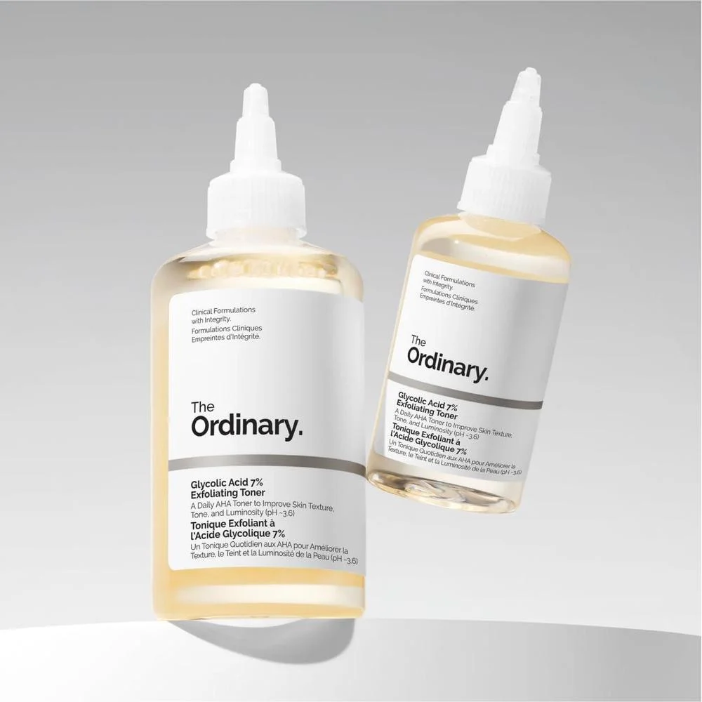 The Ordinary Tónico Exfoliante De Ácido Glicólico 7%, Mejora Luminosidad E Ilumina La Piel